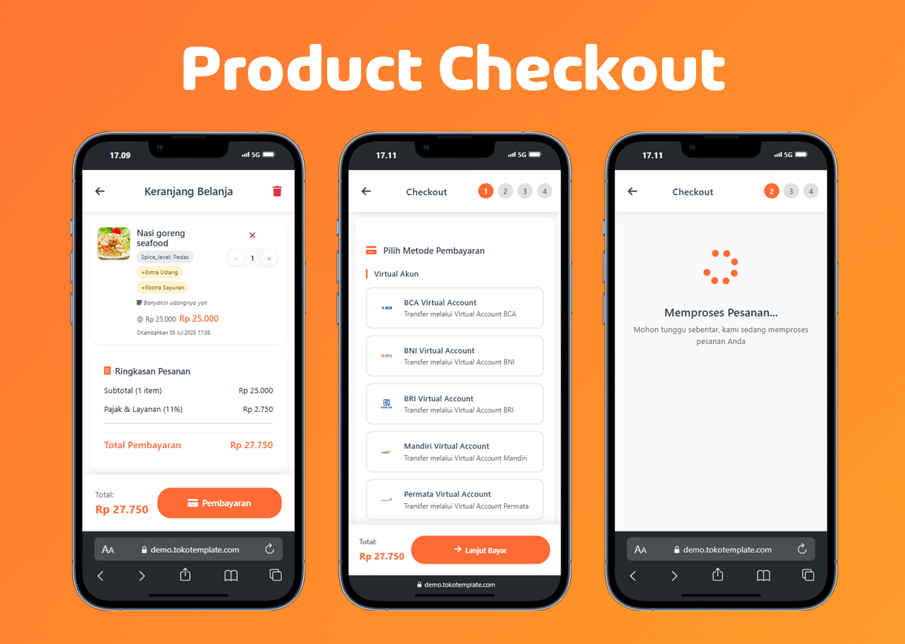 Product Checkout - QuickOrder Restaurant System