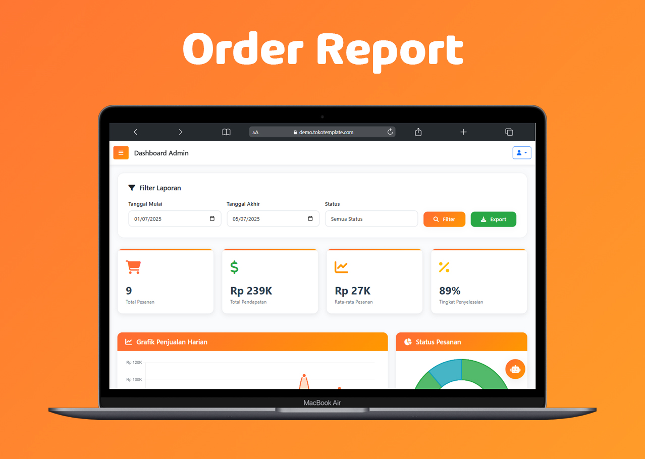 Order Report - QuickOrder Restaurant System